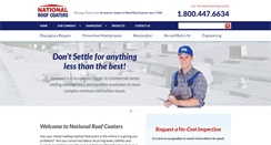 Desktop Screenshot of nationalroofcoaters.com